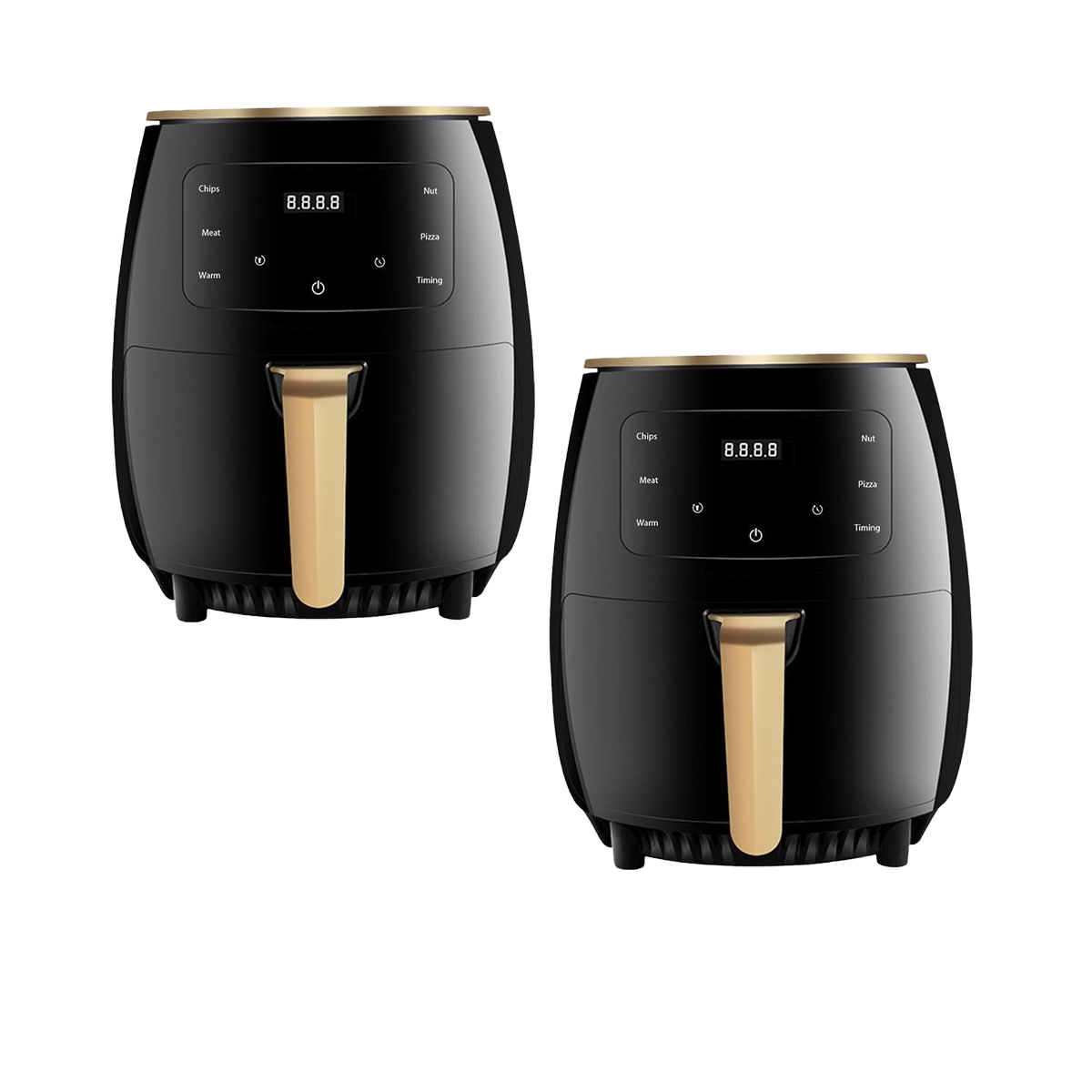 Friteuză cu aer cald, cu afișaj digital, LCD Touch control