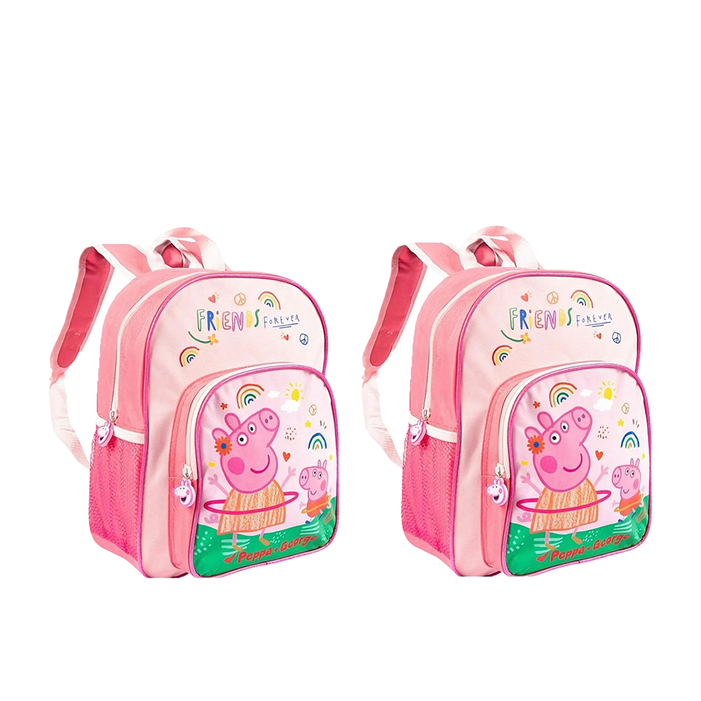 Ghiozdan Peppa Pig cu 2 Compartimente