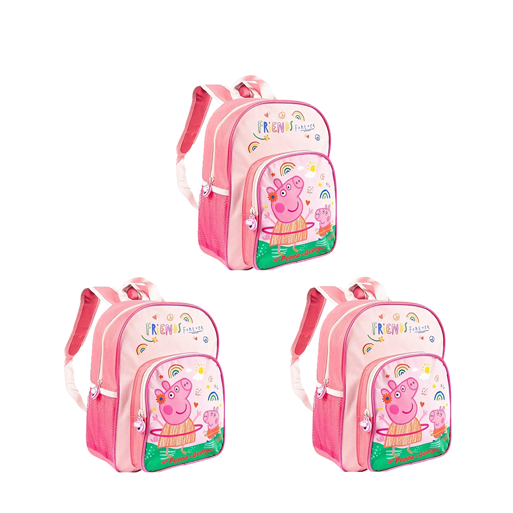 Ghiozdan Peppa Pig cu 2 Compartimente