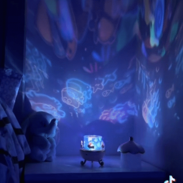 Lampa de veghe pentru copii, Proiector de stele, 6 Modele, cu functii muzicale