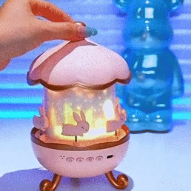 Lampa de veghe pentru copii, Proiector de stele, 6 Modele, cu functii muzicale