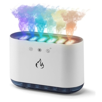 Umidificator de Aer 900ml, Difuzor Aromaterapie cu 7 Culori cu Adaptare Sonora
