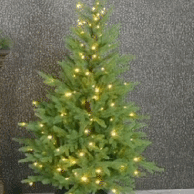 Brad Artificial 120 cm cu 100 crengi si Suport Inclus