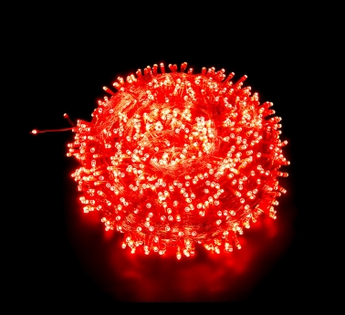 Instalație De Crăciun 100 LED, 6 m Interior-Exterior - Roșu