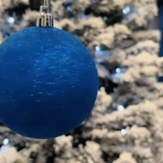 Set de Globulețe 6 cm, 24 buc – Albastru