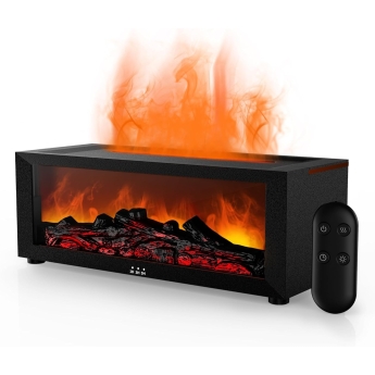 Difuzor Aromaterapie cu Efect de Flacara de Tip Semineu