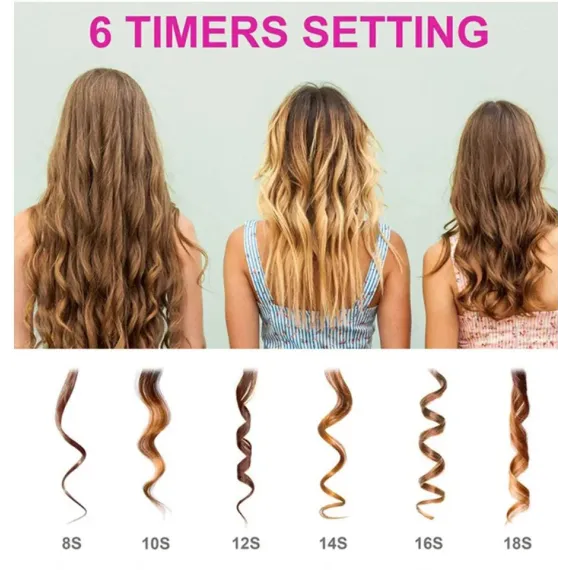 Ondulator Ceramic de Păr Portabil Baterie Reîncărcabilă