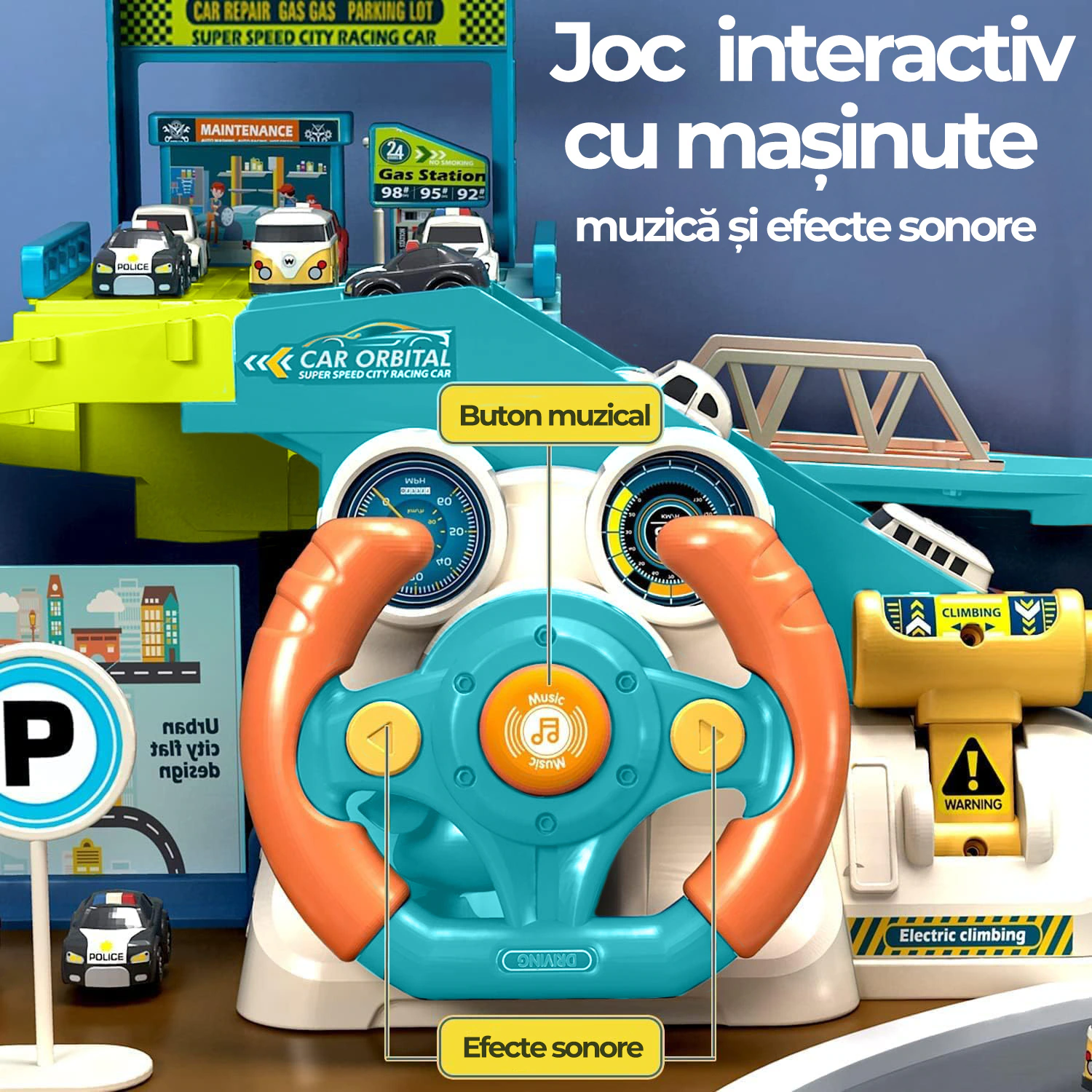 jucarie-interactiva-2-in-1-parcare-cu-volan-sunete-si-muzica-4-masinute-incluse-30-27-13-cm-engross-703332 (1)